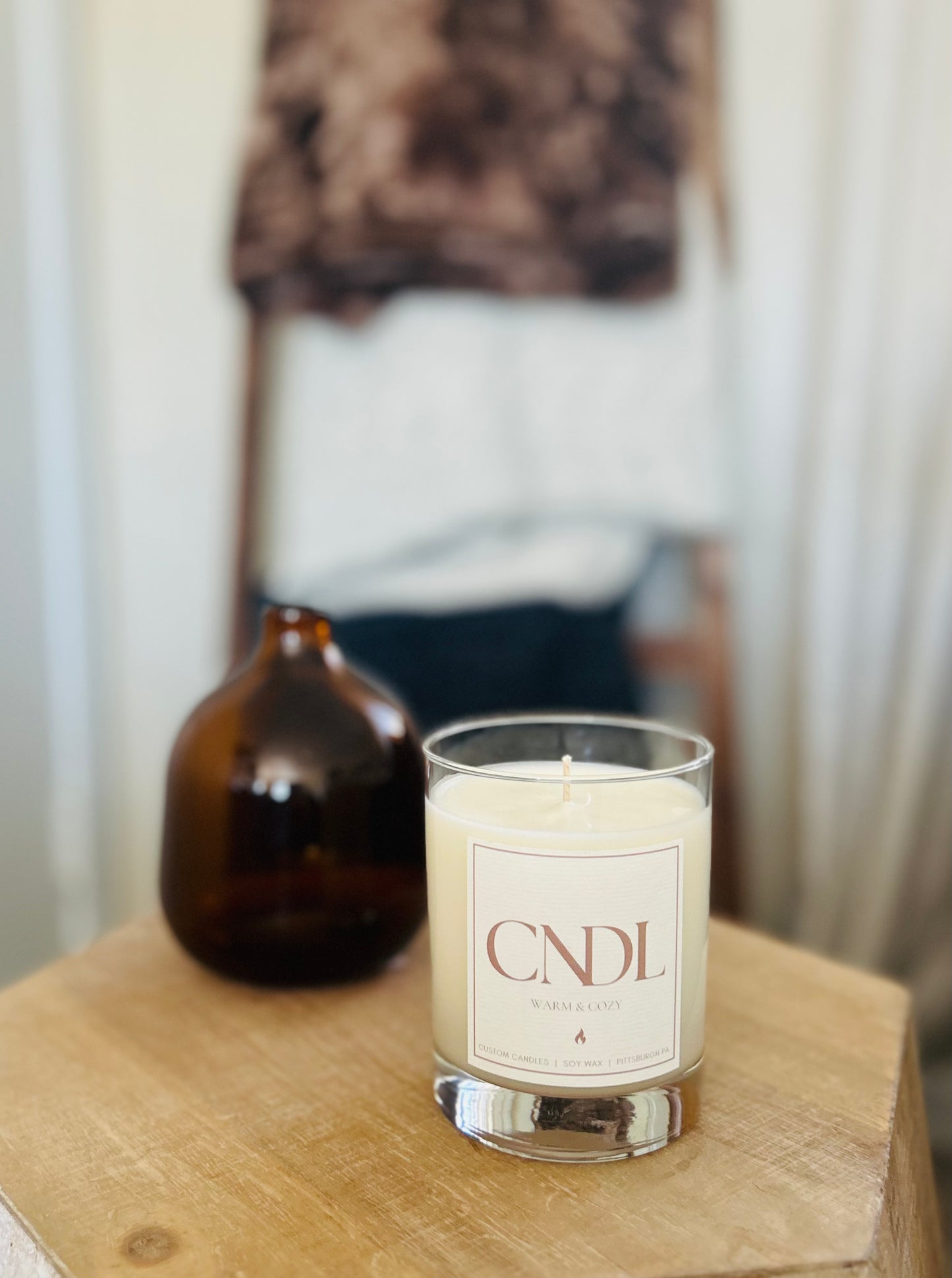 Homemade Apple Pie Soy Wax Candle - 9.5 oz. Glass Tumbler Jar