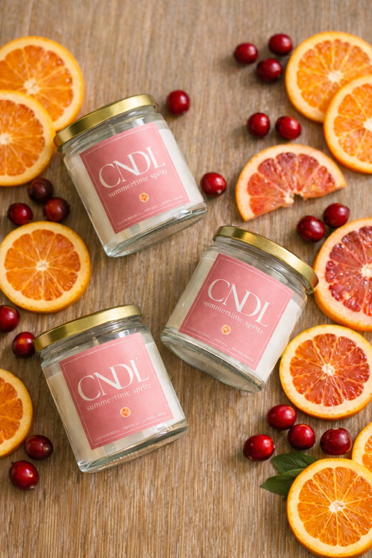Summertime Spritz Soy Wax Candle - 7 oz. Glass Jar